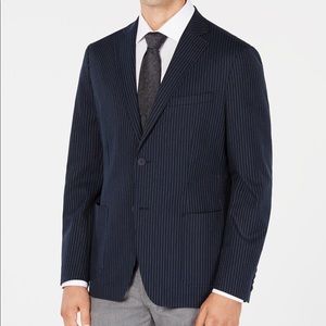 NWT Calvin Klein Navy Slim Fit Stretch Sport Coat
